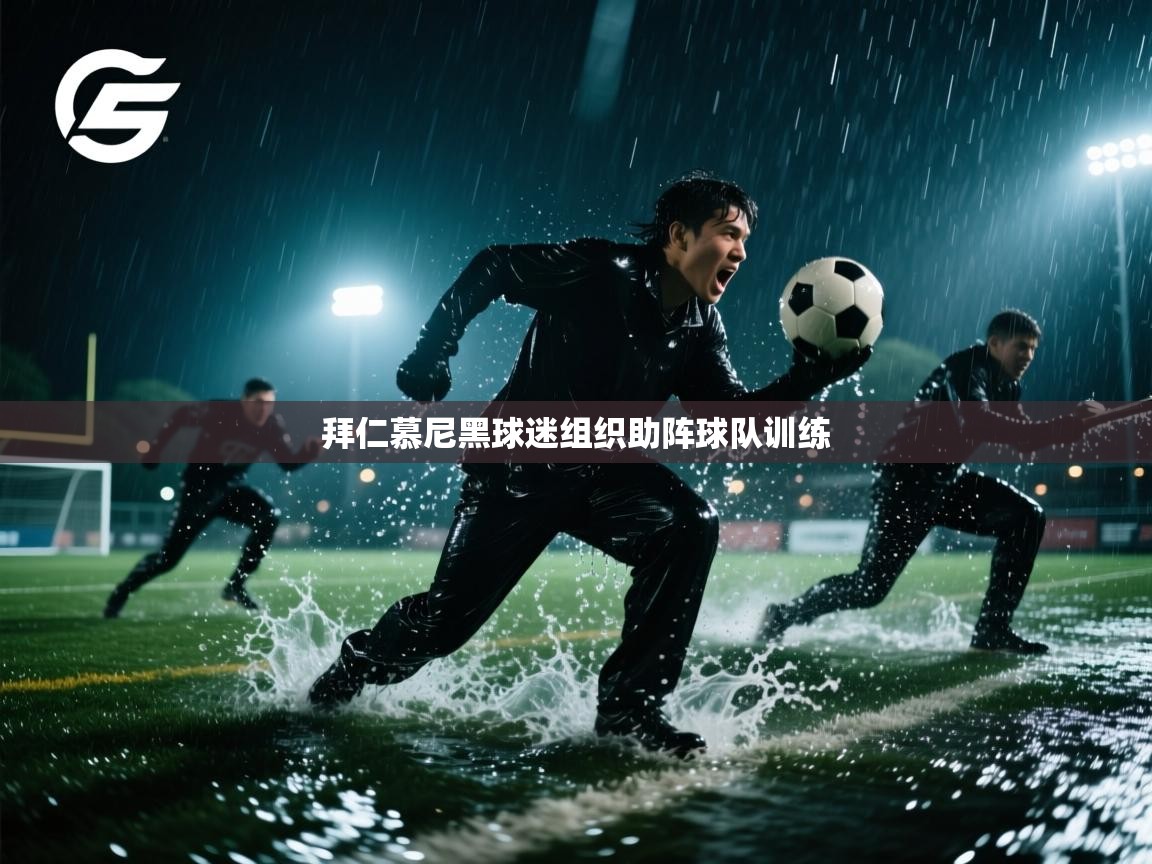 拜仁慕尼黑球迷组织助阵球队训练  第2张